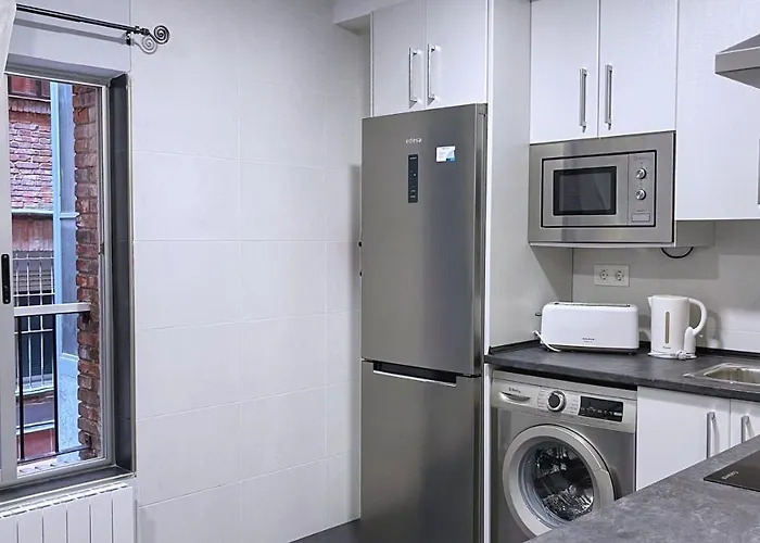 Urban Flat Reformado Con Escritorio Trabajo Y Wifi Bilbao